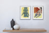 Watercolour Aquarell Malerei Frau Nackt Akt Woman Nude act Erotische