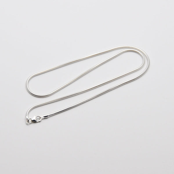 Snake Chain, Schlangenkette, Silberkette 925 Silber Halsband Frau Herr 