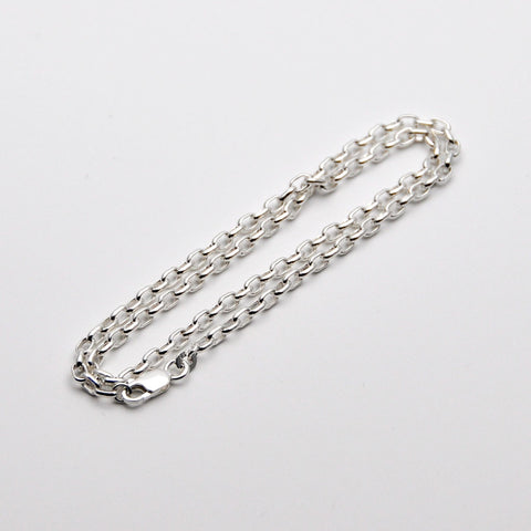 Anchor Chain, Ankerkette, Silberkette 925 Silber Halsband Frauen Herren 
