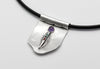 Holy Feather Pendant, Silber Anhänger Feder, Ethnischer Schmuck, Tribalschmuck, Talisman, Federschmuck, Amethyst Kette, Native Schmuck