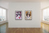 Collage MixedMedia FineArt Abstrakt Acrylmalerei SexualAbuse Ausstellung