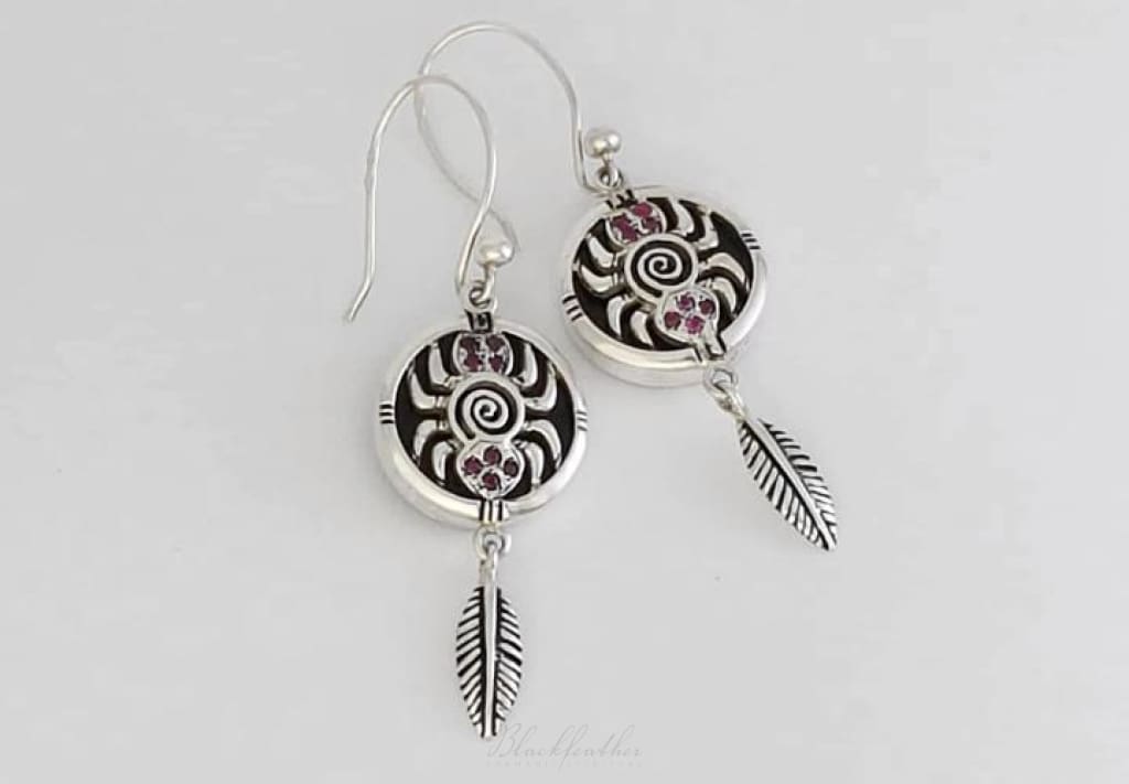 Ethnischer Schmuck, Spinne Ohrring, Tribalschmuck, Talisman, Silberohrring mit Spinnenmotiv, Ohrring Tiermotiv, animalischer Schmuck