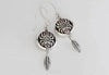 Ethnischer Schmuck, Spinne Ohrring, Tribalschmuck, Talisman, Silberohrring mit Spinnenmotiv, Ohrring Tiermotiv, animalischer Schmuck