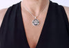Spider Silver Pendant Onyx