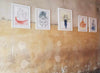 Watercolour Aquarell Malerei Frau Nackt Akt Woman Nude act Erotische